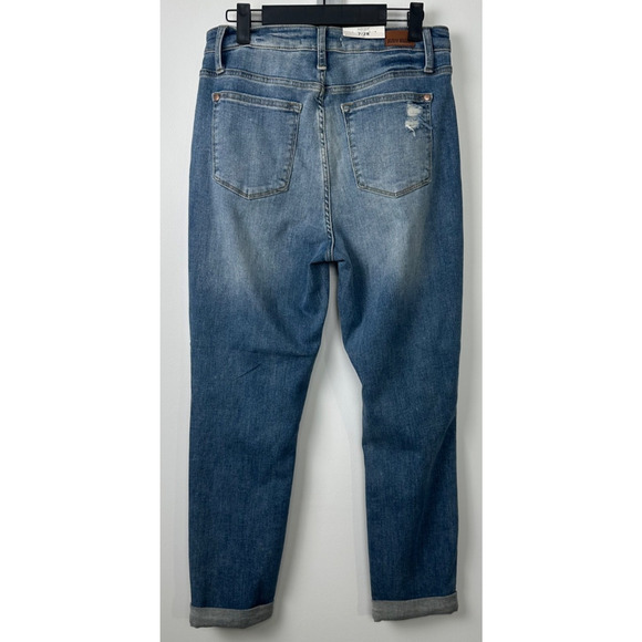 NEW Judy Blue Jeans Womens 7/28 Boyfriend Fit Distressed High Waist $65.99 A7 - Picture 4 of 7